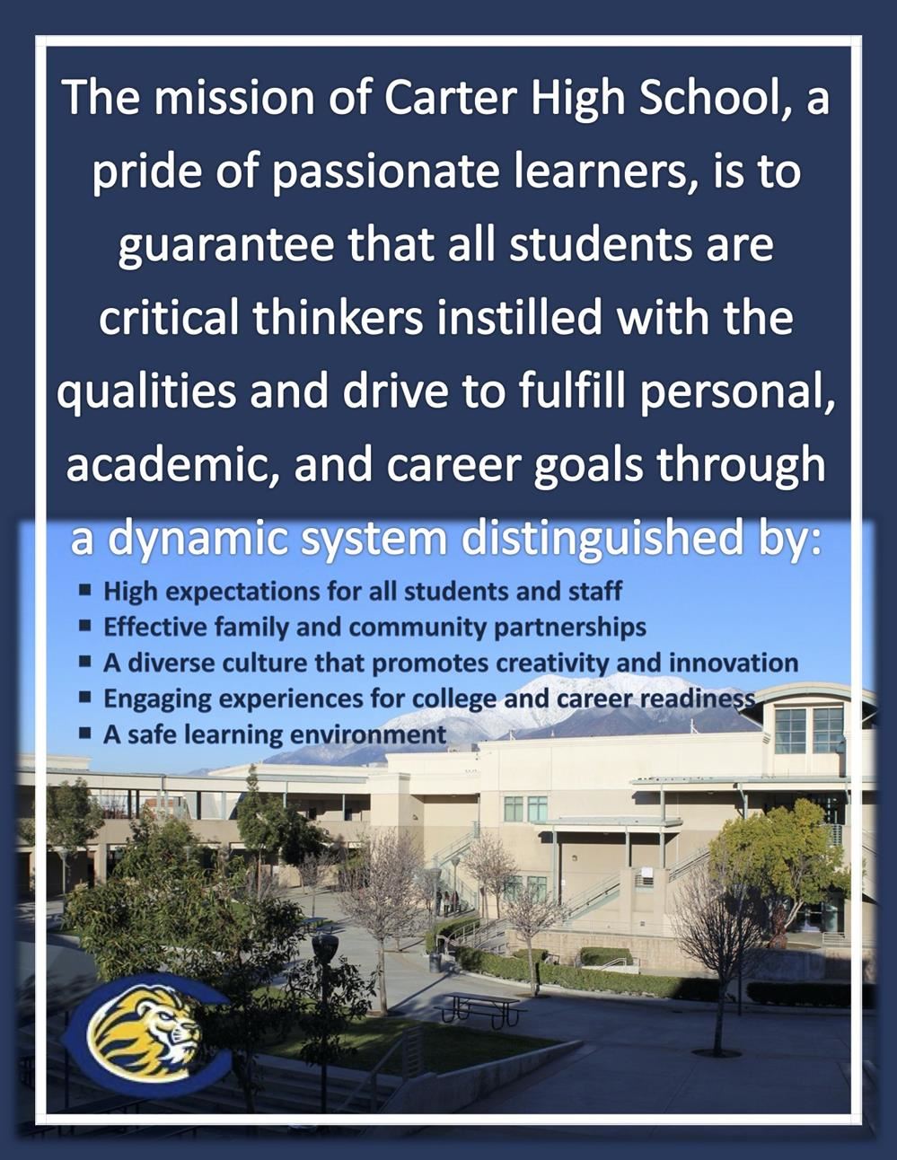 Mission Statement Poster Mission Statement Poster